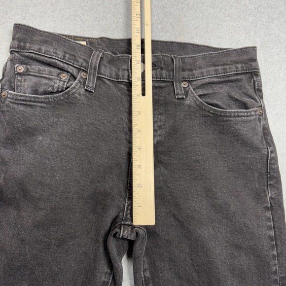 Levis 511 Jeans Mens 30x32 Premium Denim Black Slim Straight Ranch Rodeo Cowboy - Picture 9 of 11